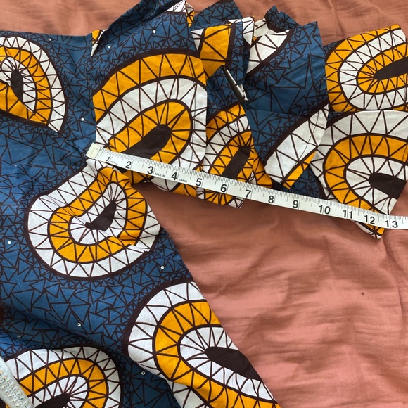 Unique print dress handmade with gems - Medium - Picture 12 of 13